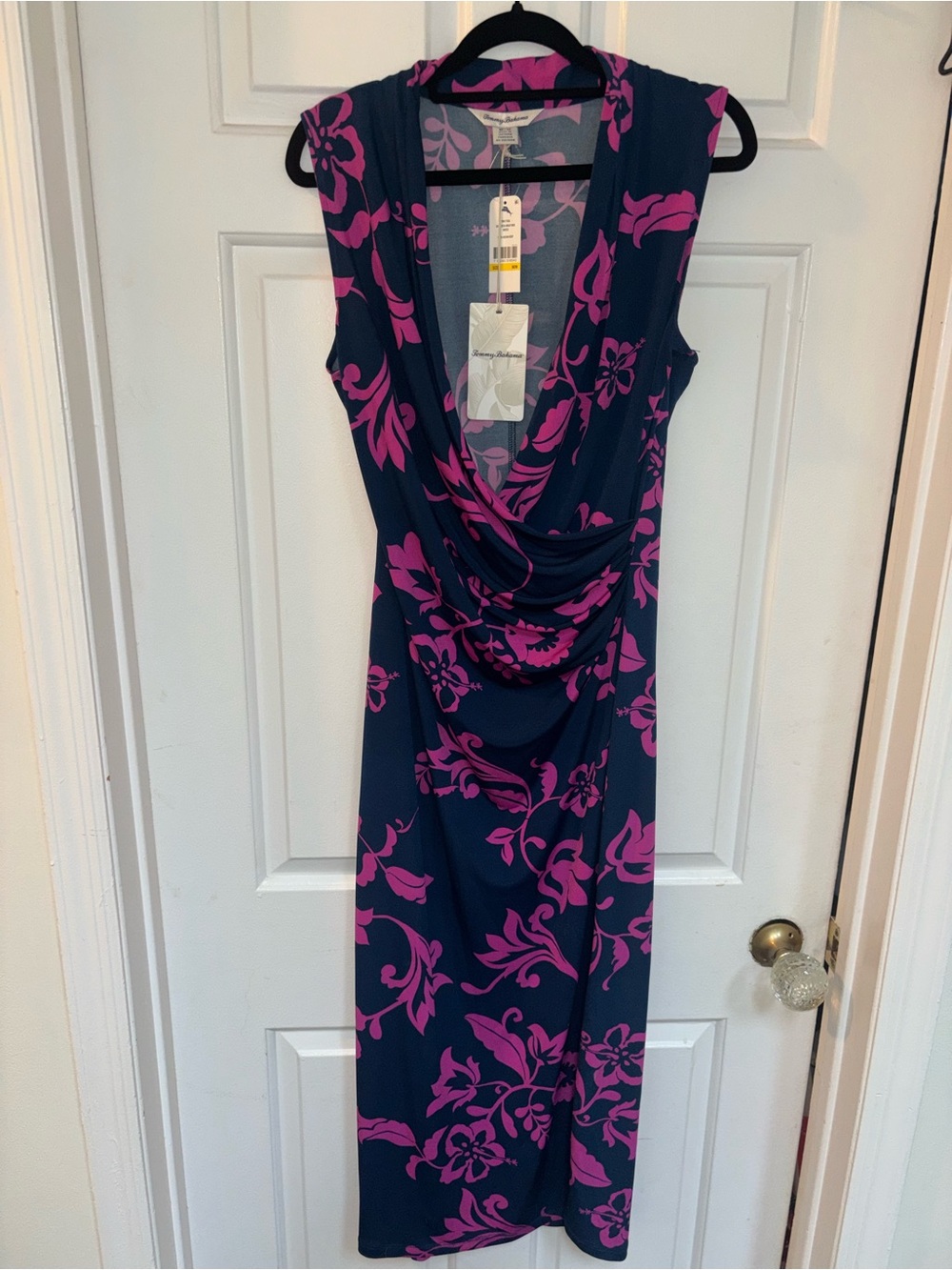 NWT retail $168 size M #TommyBahama San Lucia wrap midi dress.